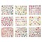 Wrapables Beauty Nail Art Nail Stickers 3d Flower Stickers Set DIY Nail Art, 50 Sheets (2500+ Nail Decal Stickers)